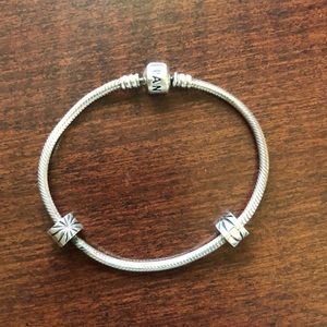 7.5 in Pandora Bracelet in Silver